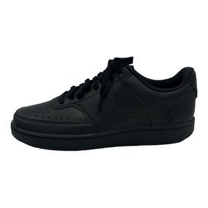 Nike Womens Court Vision Low Black on Black Color Way Sz 8 Restored New